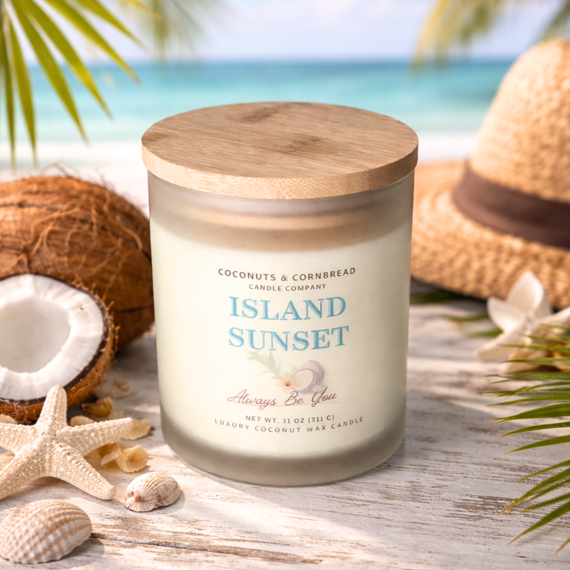 Coconuts & Cornbread Candle Co | Hand-Poured Coconut Beeswax Candles